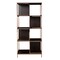 Southern Enterprises 5.75' Espresso Brown and Tortilla Brown Home Furniture and Collections Dunleer Modern Etagere Bookshelf